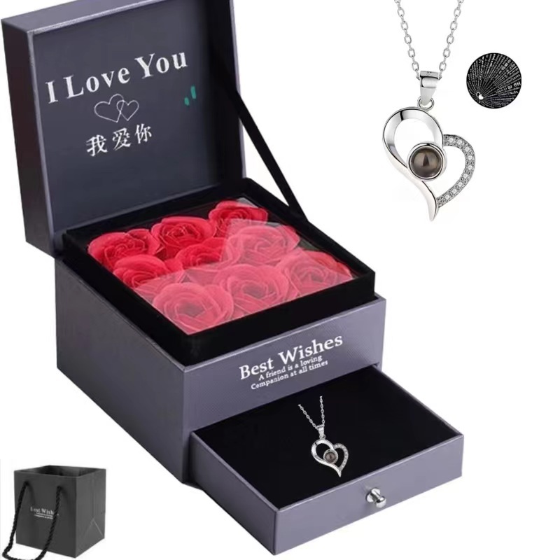 Platinum+9 roses gift box