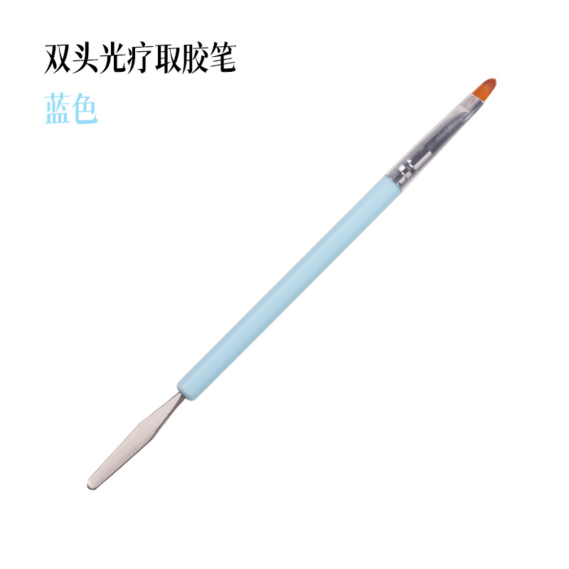 El color del caramelo es el azul de la pluma de extracción de pegamento.