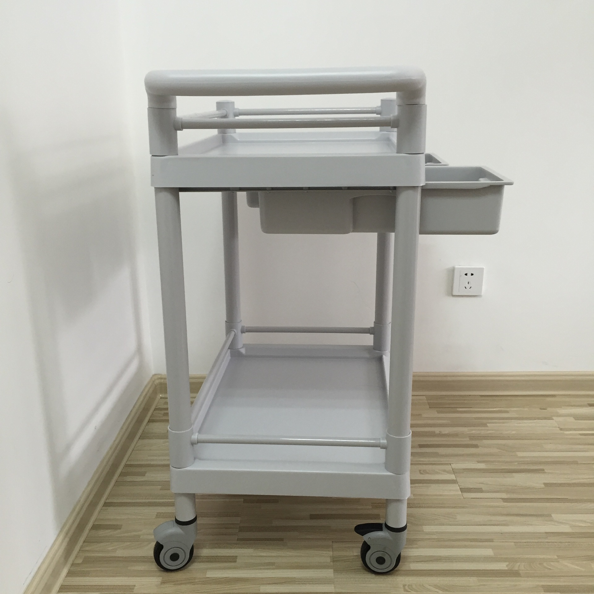 昂派医院ABS治疗车可移动带抽屉静音推车