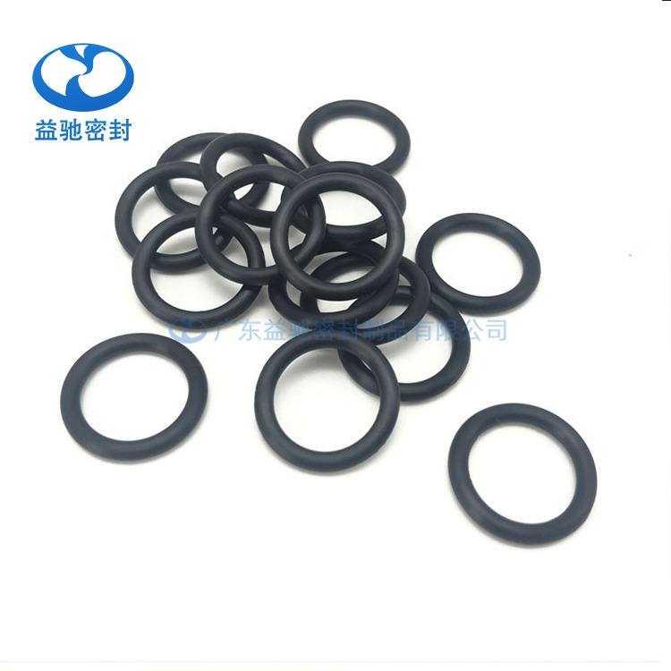 耐磨丁氰橡胶o形密封圈 黑色弹力橡胶o令圈 插线板连接器橡胶圈