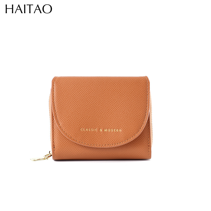 Nueva cartera de las mujeres de color sólido corto todo partido titular de la tarjeta 2023 verano simple transfronterizo monedero fuente fabricante