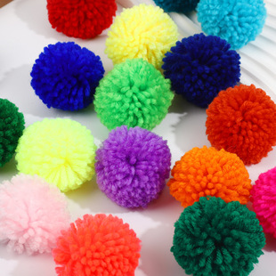 5CM��]ë�����ɫ�ވA�_˾��ë��DIYë�q��ͯ�������S��ֱ��