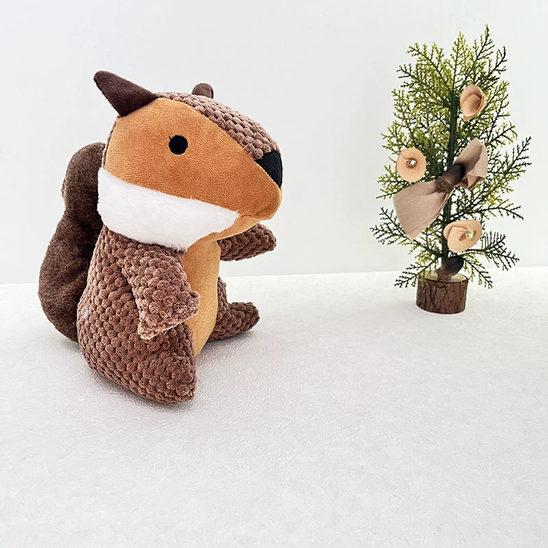 Домашние животные плюшевые игрушки Животные куклы игрушка белка звук игрушка лес животных игрушка трансграничный новый