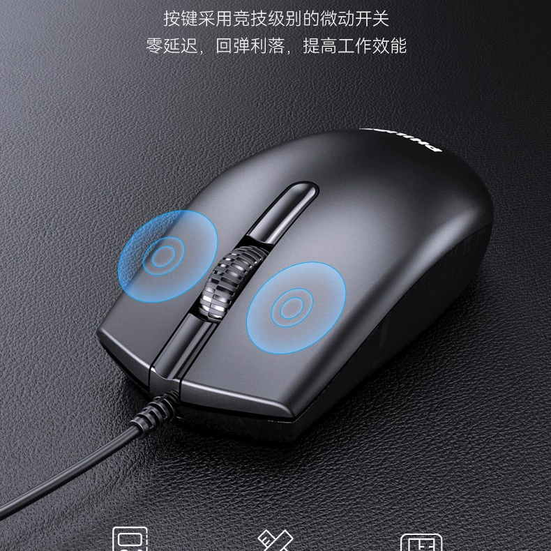 Brand new factory 7204 wired office business mouse computer USB notebook desktop mouse