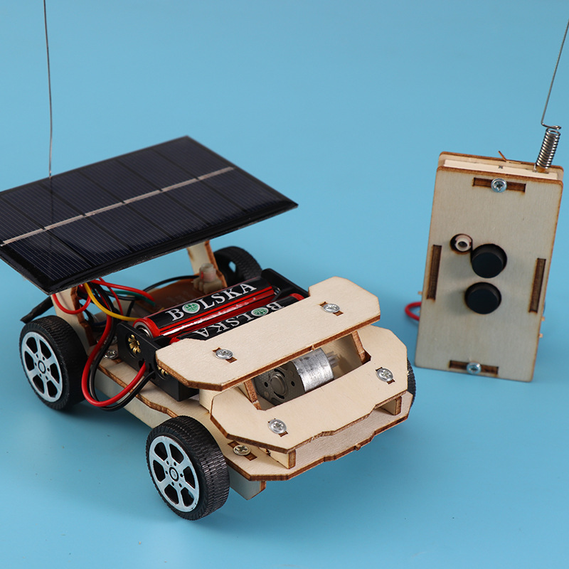 solar energy wireless Remote control car Technology small production diy Scientific experiments Invention SETM education children Toys