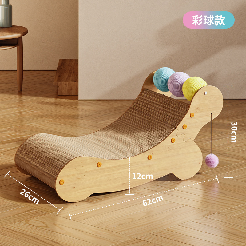 Tablero de agarre para gatos Juguete vertical resistente al desgaste, resistente al agarre, sin astillas, sofá para gatos, sillón reclinable anti-captura para gatos, juguetes para gatos, suministros para gatos