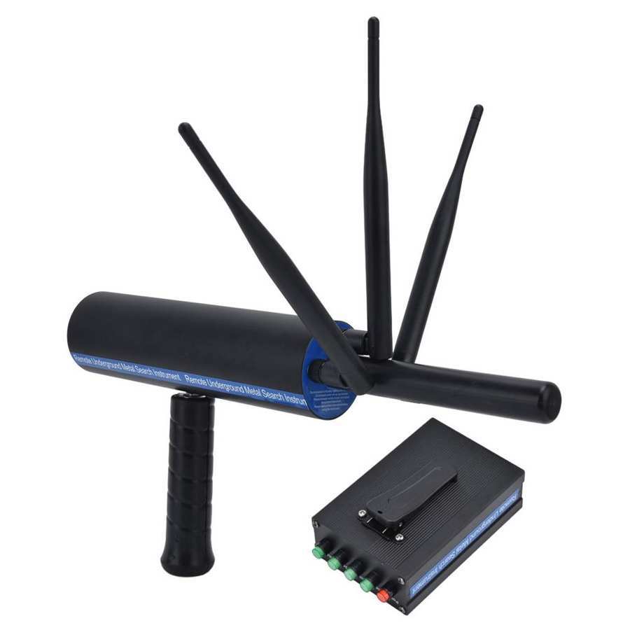 黑色三天线德克萨神AKS远程定位器黄金银元铜钱宝石搜索仪