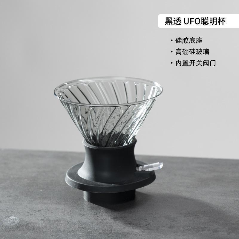 Juego de Taza Filtro de Café Inteligente de Vidrio, para Hogar image 4