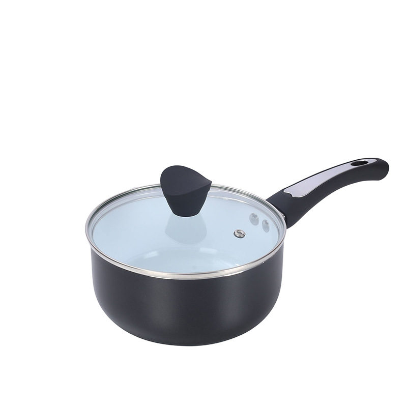 Conjunto de utensilios de cocina sartén antiadherente hogar cocina universal olla de cocina conjunto de seis piezas conjunto de regalo olla al por mayor