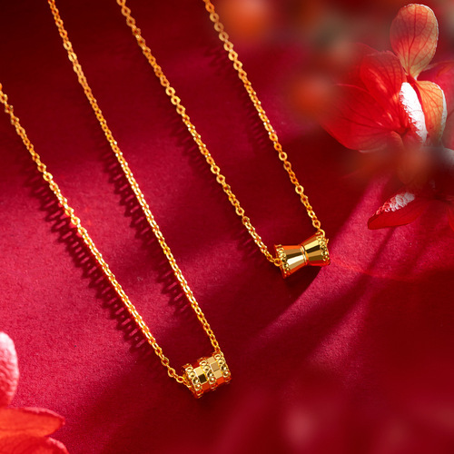 Xiaohongshu's same style small waist necklace Vietnamese sand gold niche high-end sense Zhoujia small waist necklace for women