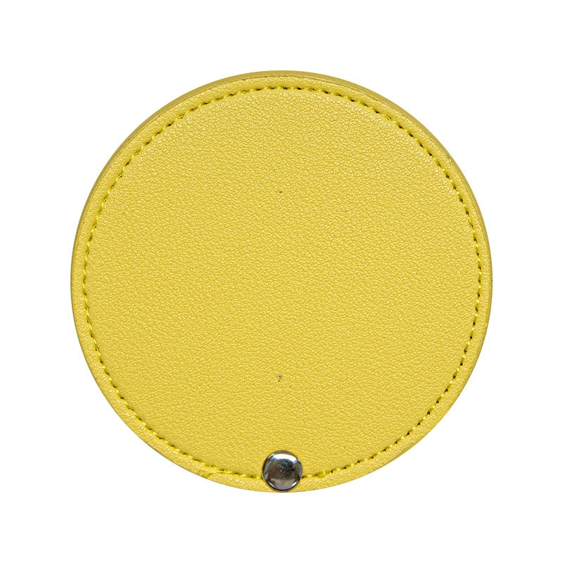 Fashionable polyurethane multicoloured handheld small mirror