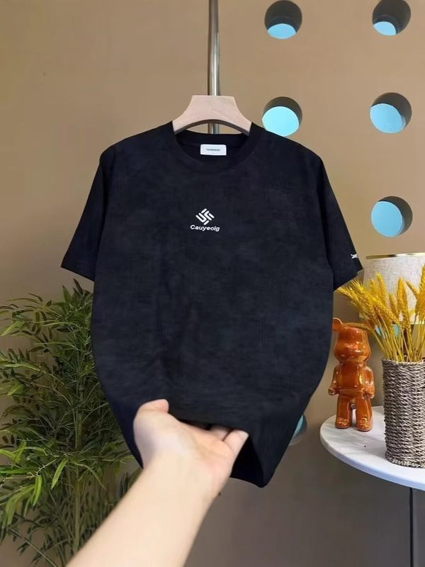 トレンディなブランドタイダイソロナ半袖 Tシャツメンズ夏 2025 新しいトレンディな多用途半袖カジュアルメンズ Tシャツ|undefined