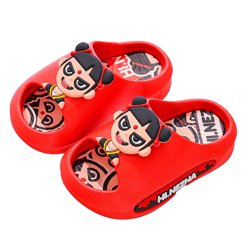 Zapatillas infantiles genuinas de verano para niños y niñas, baño para padres e hijos, niños de mediana edad, niños en casa, playa, niños, zapatillas frías