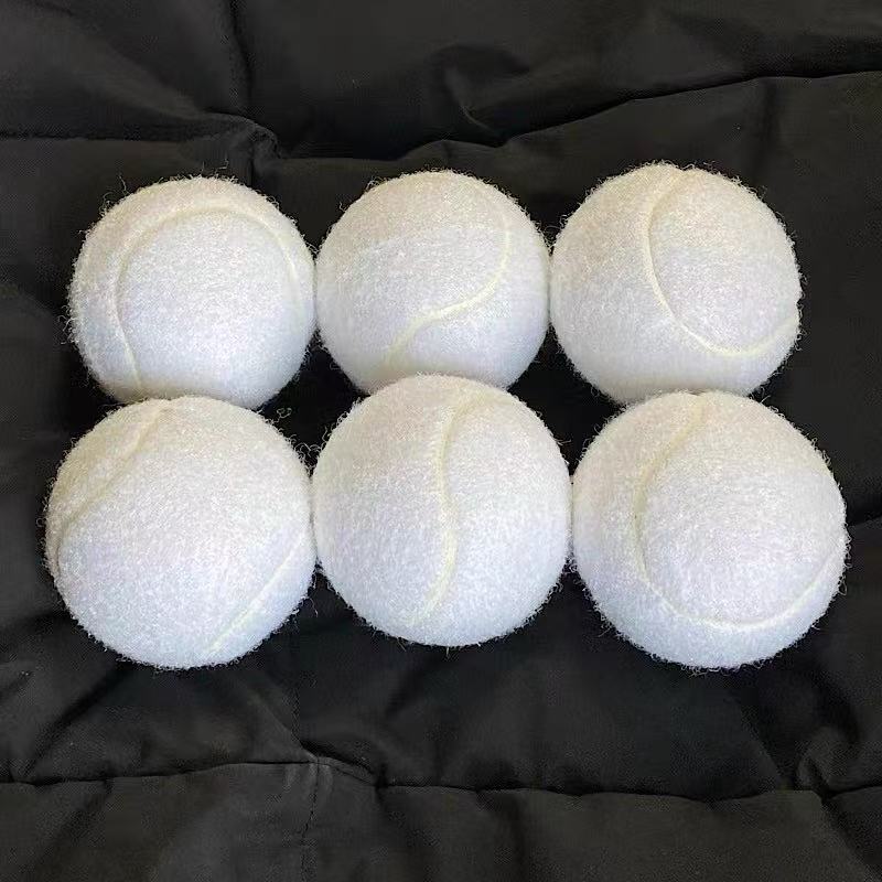 Manufacturer Wholesale Tennis 1.2m Elastic High Quality Environmentally Friendly Rubber Chemical Fiber Material White Laundry Ball Kidsren's Training
