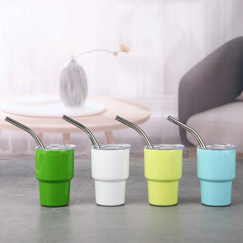 Новый портативный высокотемпературный стакан 2oz высокое значение автомобильный кубок 304 нержавеющая сталь двухслойный мини-кружка