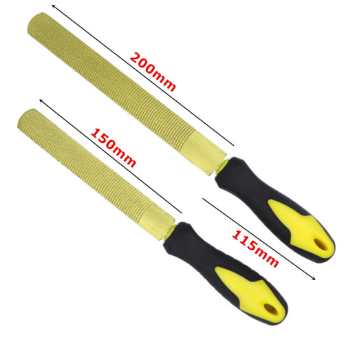 Woodworking file gold file round head hardwood redwood shaping file double-sided fine tooth hand file polishing tool