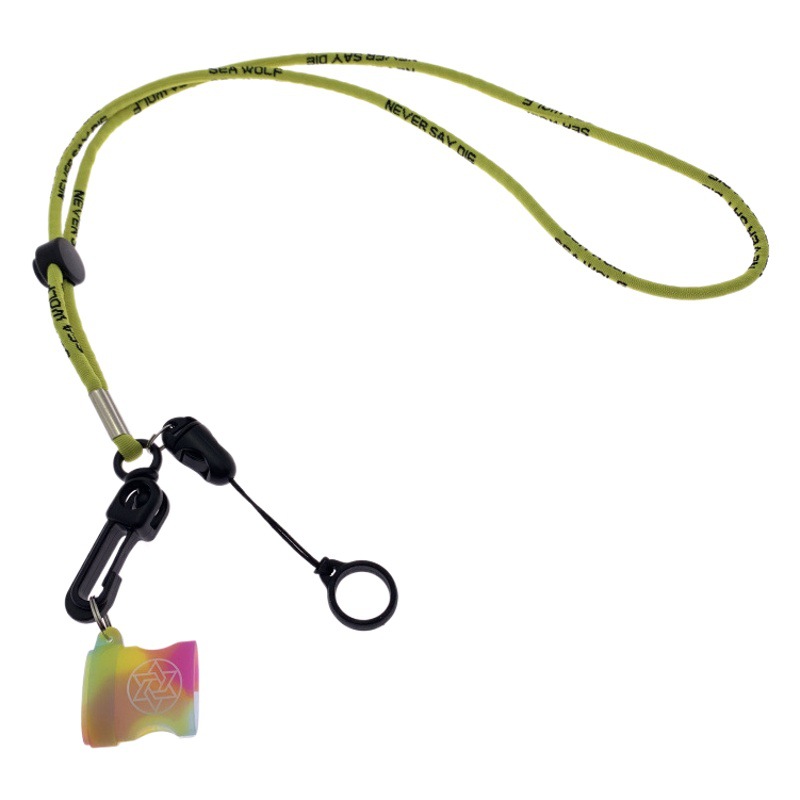 Conjunto funcional deportes cordón cuello cuerda collar portátil anti-pérdida cuerda aplicable barra electrónica láser pluma traducción pluma cabeza grande