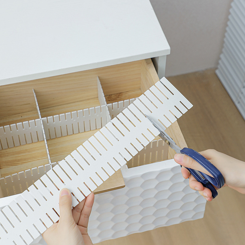 Dividing partition free combination block drawer storage partition partition socks underwear classification 4 pieces