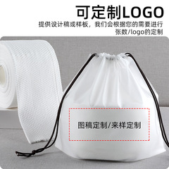 Factory-made facial wipes: Disposable, soft cotton towel rolls—dual-use dry and wet face washers, extra-thick beauty and cleansing towels.