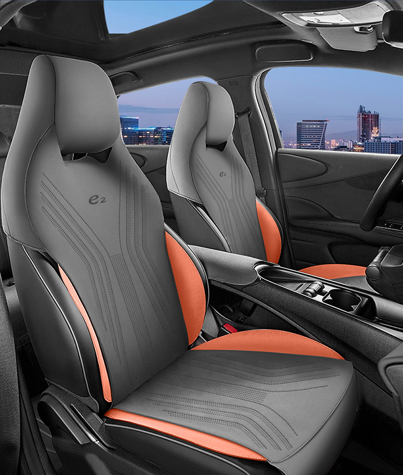 Suitable for BYD e2 seat cover, suede leather half-cover saddle pad, universal seat cover for all seasons, integrated car seat cushion