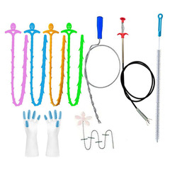 Drain Pipe Unclogger & Toilet Plunger Set – Cleaning Kit – OEM Manufacturer for Foreign Trade