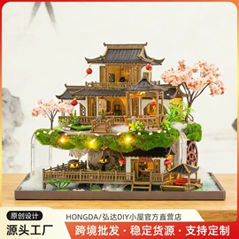 建筑模型;建筑/DIY小屋/拼装玩具;木质工艺品