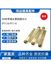 DME模具带堵头隔水片PT1/8 PT/1/4 PT50/100/150/200 非标
