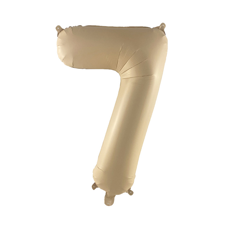 Versión americana verde digital flotante vacío globo de película de aluminio 32 pulgadas oro medio globo digital 34 pulgadas globo decoración al por mayor