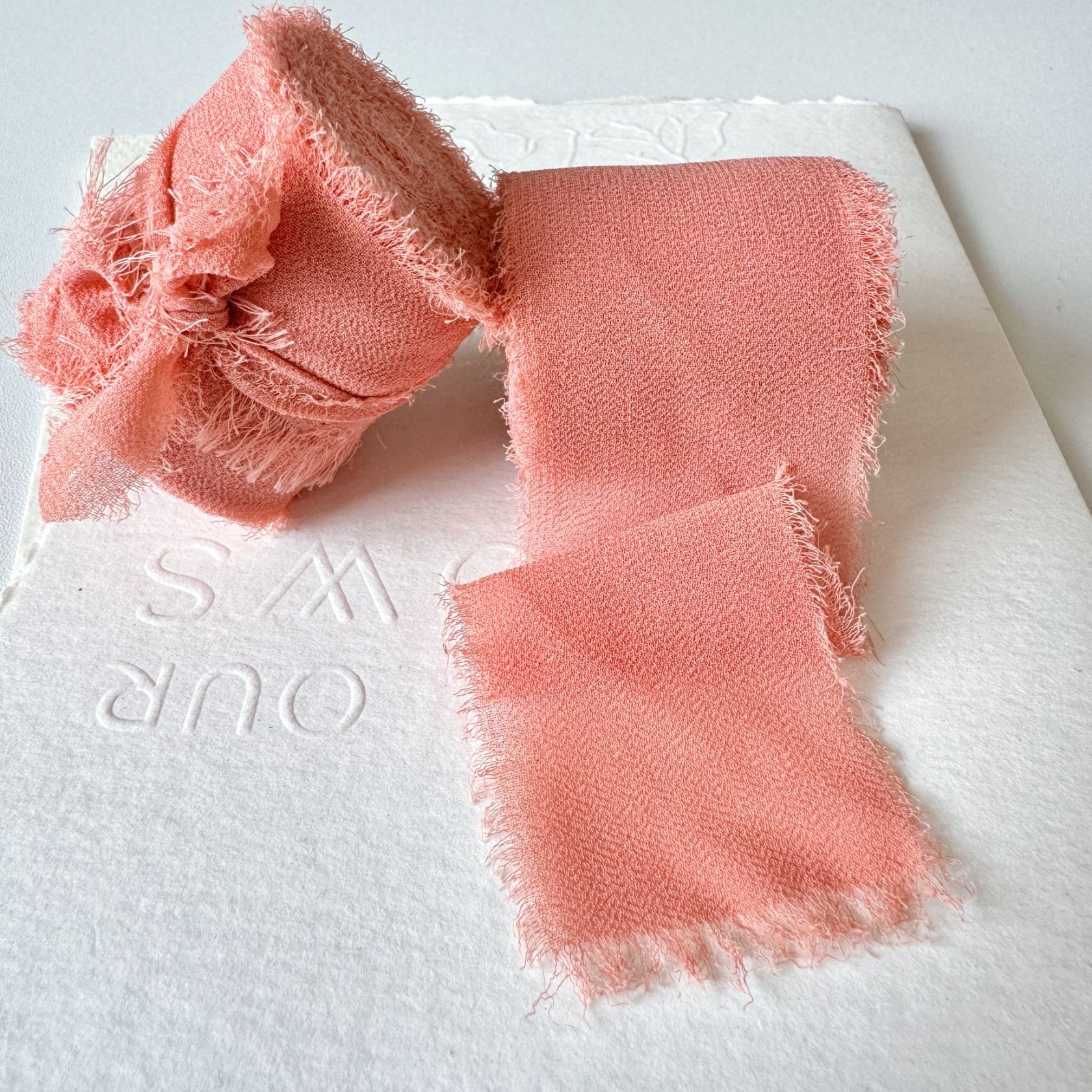 INS deshilachado gasa cinta ramo de la boda borla cinta arco decoración hilo de nieve tira de tela de seda