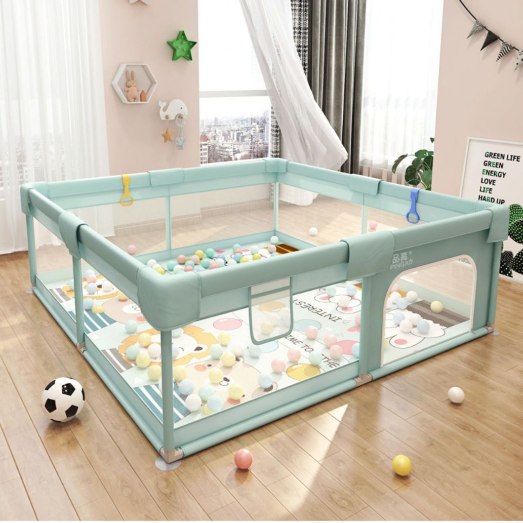 Babies vallas vallas bebés sala de estar suelo crawler cojín de escalada vallas de protección para bebés barras de juegos domésticos interiores