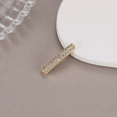 DIY Jewelry Accessories Long Beads 14K Color-Preserving Gold Inlaid with Zircon Bracelet Necklace Separated Beads Universal Versatile Accessories