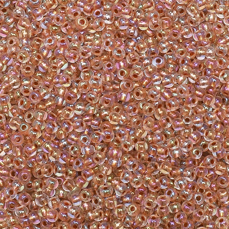 2 - 4mm accesorios de collar de pulsera caseros DIY hechos a mano con cuentas de arroz de núcleo teñido de cuentas de color mágico súper excelente