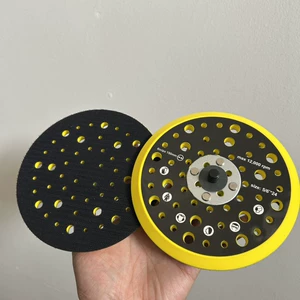 5 inch 6 inch porous pneumatic polishing disc diameter 125mm polishing machine chassis suction cup self-adhesive polishing tray with holes
