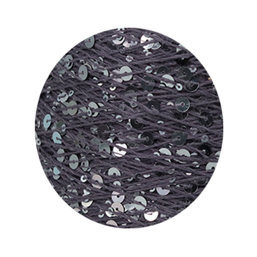 50g algodón lentejuelas hilo 3mm + 6mm peinado tamaño de lujo lentejuelas mano hilo tejer precio al por mayor