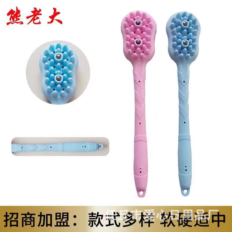 厂家供应105硅胶手掌拍痧掌硅胶经络拍痧板滚轮按摩器等养生用品