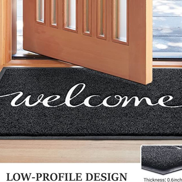 Transfronteriza fuente fábrica nórdica simple anillo de alambre de bienvenida piso alfombra mancha-resistente antideslizante alfombra de la puerta