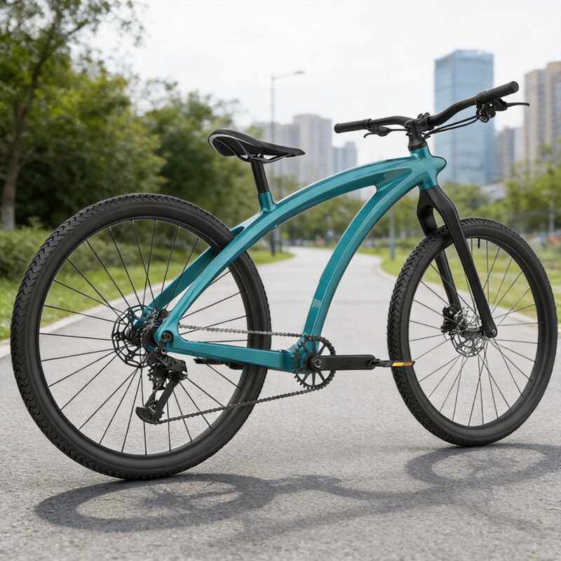 Carbon Fiber Bicycle with Dual Disc Brakes, Hydraulic Disc Brakes, Lightweight Design, Road Bike, Lightweight for Road Use