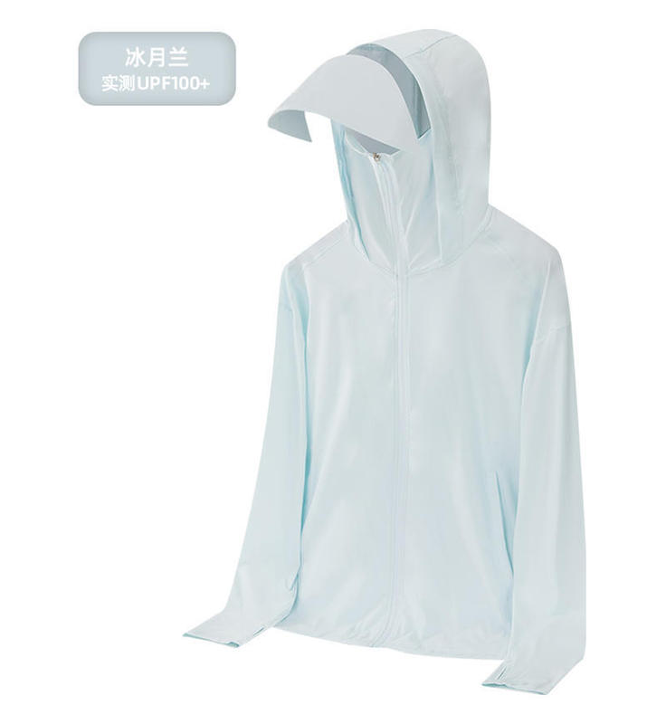 大きなつばと帽子の氷の糸の日焼け止めの服の女性の夏の涼しさのupf50 + 日焼け止めの服の薄い金の外出のカジュアルなコートの男性|undefined