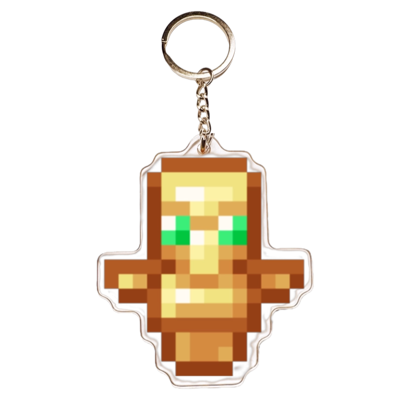 Totem inmortal Encantado de manzana dorada Minecraft llavero Minecraft perimetral colgante acrílico juguete