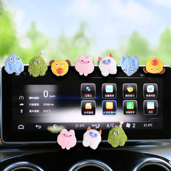 Green Monster Car Model, Car and Electric Vehicle Decor, Cute Ladybug Car Interior Dashboard Ornament