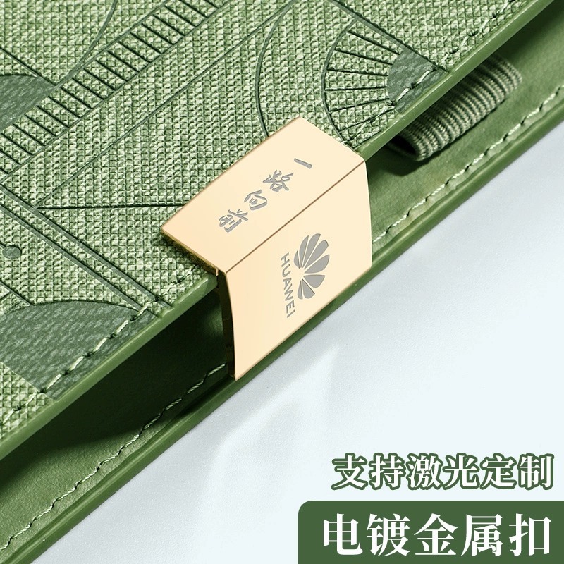 Cuaderno de hojas sueltas caja de regalo traje logotipo imprimible personalizado oficina de negocios regalo de gama alta Cuaderno de aspecto alto