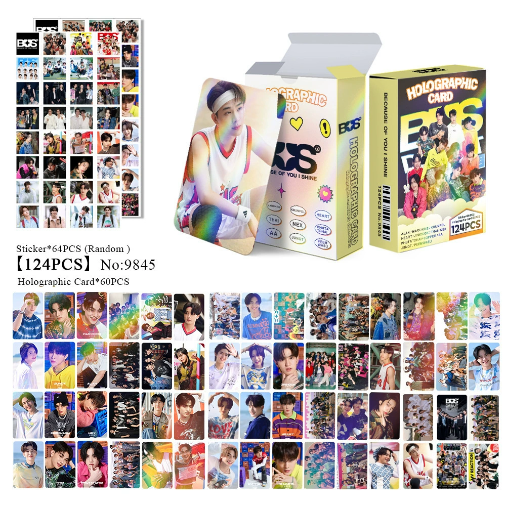 New Model Exclusively for Foreign Trade: 124 Holographic Cards, Total Chain Gidle Str Bptwice Celebrity Merchandise Lomo Small Cards