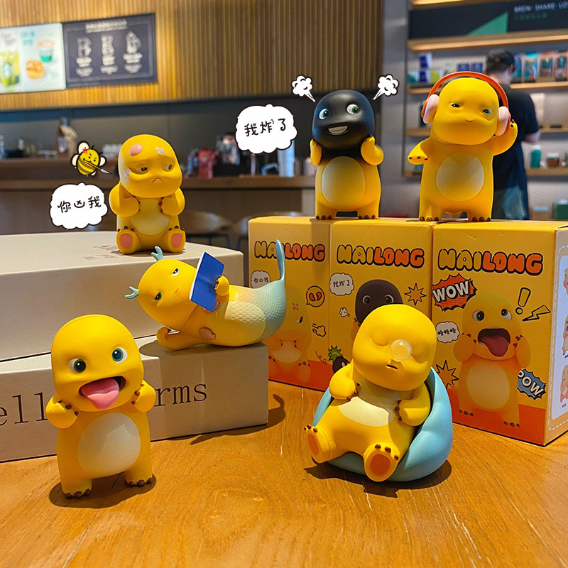 新款正版DJ奶龙办公室桌面摆件创意家居装饰品可爱汽车用品小礼物|undefined