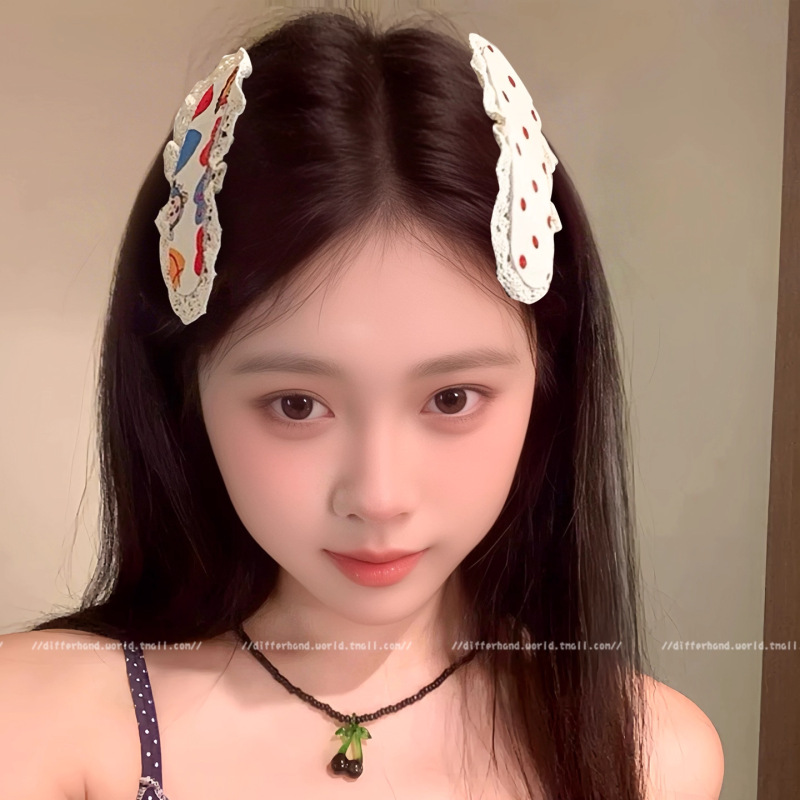 儿童甜美花边刘海贴前额碎发整理神器女童可爱魔法贴小女孩魔术贴|undefined
