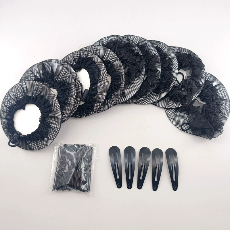 Трансграничные горячие продажи кружева средняя сеть волос без кружева средняя сеть волос U-образный зажим для капель набор