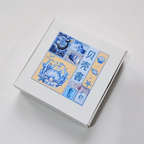 White sticker, 10g