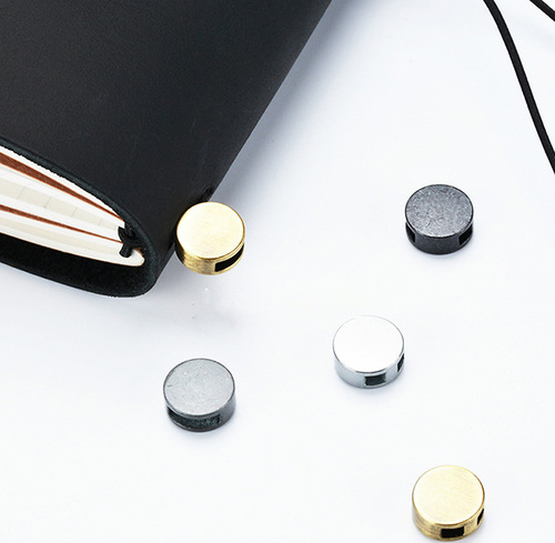 Notebook high-end metal rope buckle decorative buckle DIY rope elastic band accessories handmade accessories decoration