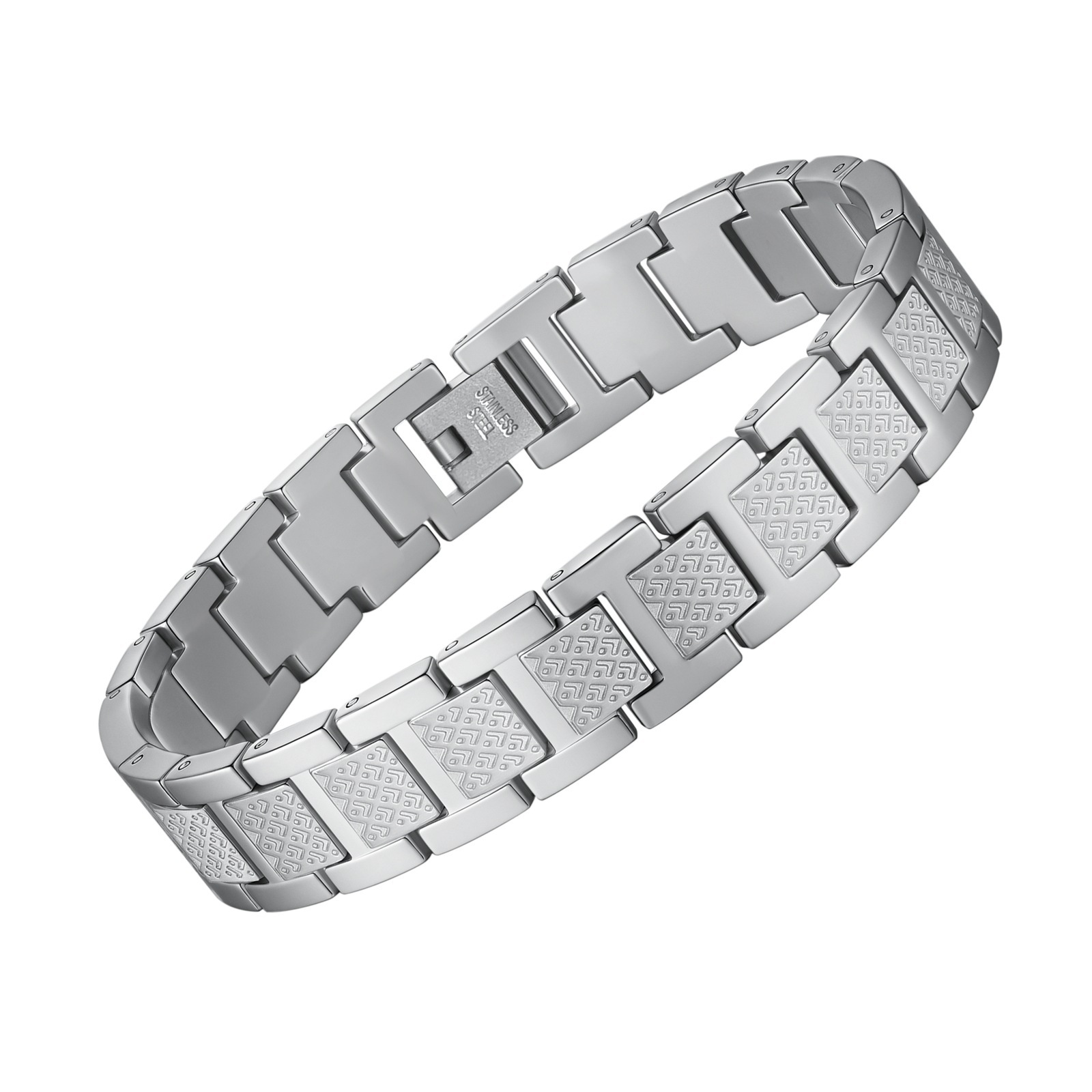 New Cross-Border Popular Jewelry, High-End Crocodile Stainless Steel Bracelet, Titanium Steel Bracelet