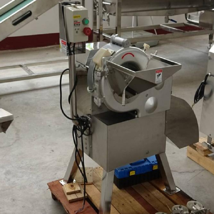 Máquina de corte tridimensional para frutas y verduras, equipo de corte automático de patatas, granulador de frutas congelado de alta velocidad