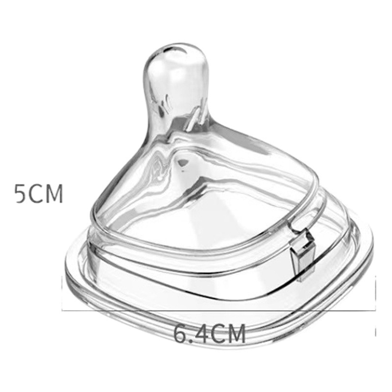 Square Pacifier Baby Square Silicone Pacifier Beizhixing Pacifier Suitable for Hegen Bottle Accessories Pacifier Head